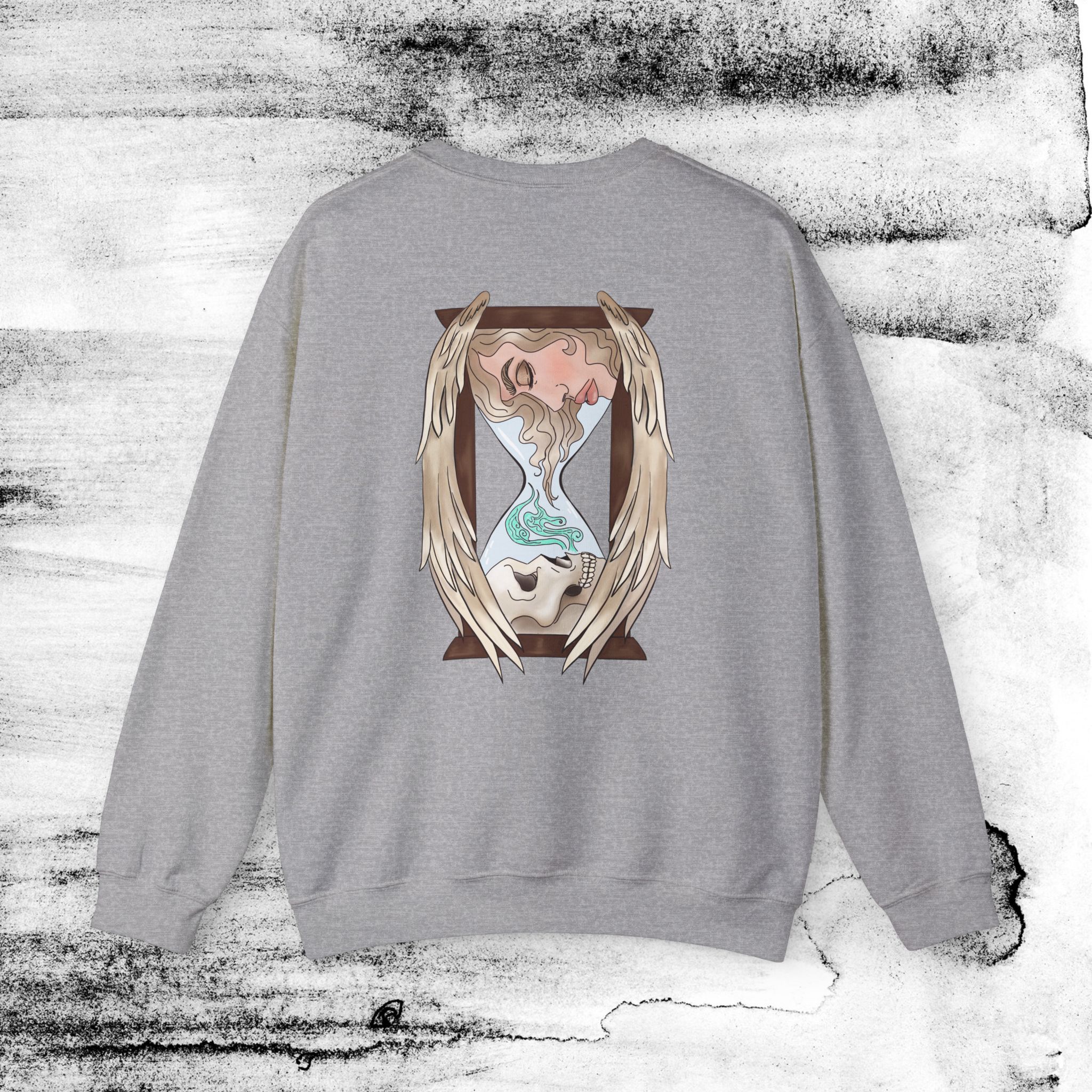 13199077758059956384_2048_custom.jpeg Hourglass of Life and Death , Crewneck Jumper,Fall season - Image 13