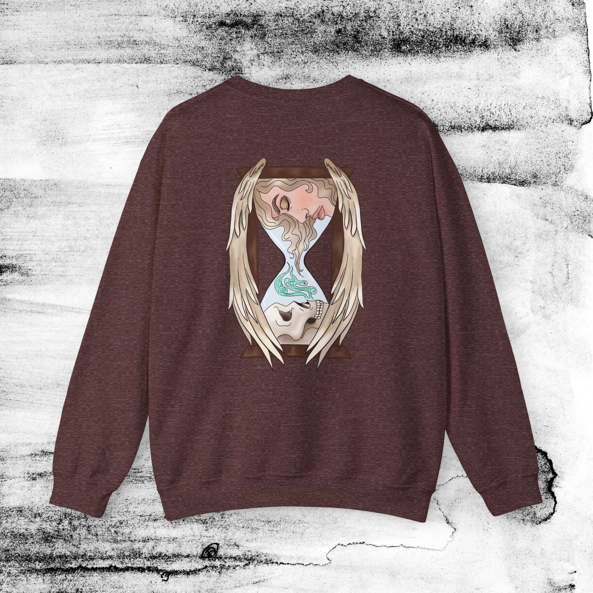16238889449975135148_2048_custom.jpeg Hourglass of Life and Death , Crewneck Jumper,Fall season - Image 17