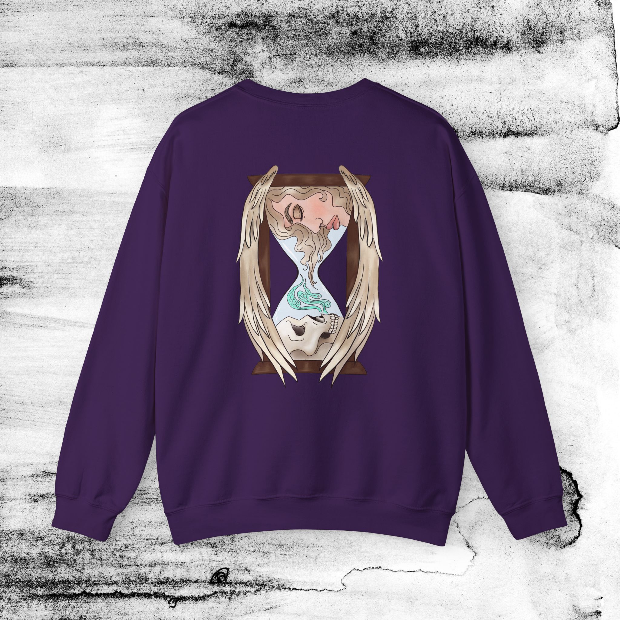 17937661688585373956_2048_custom.jpeg Hourglass of Life and Death , Crewneck Jumper,Fall season - Image 9