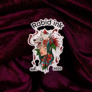 Rabid ink logo magnets