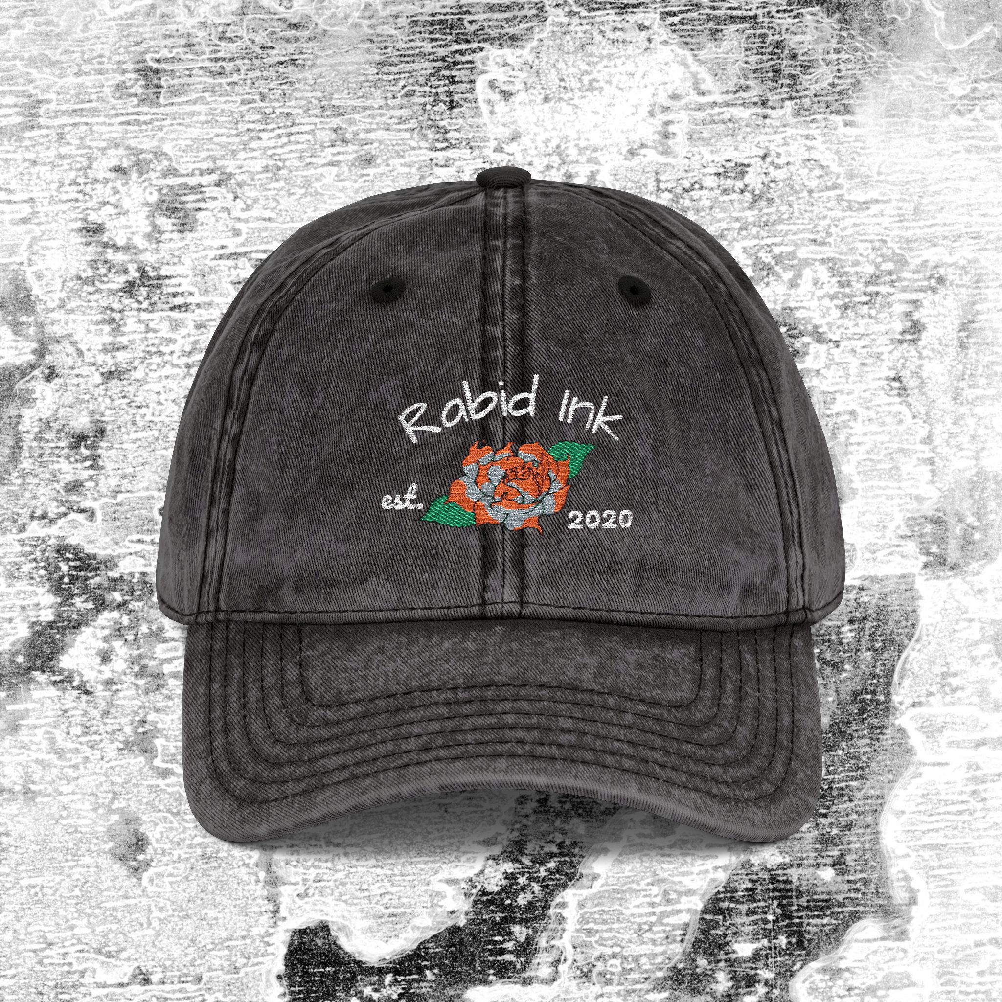 2913261148148308424_2048_custom.jpeg Rabid ink floral emblem| washed out cap