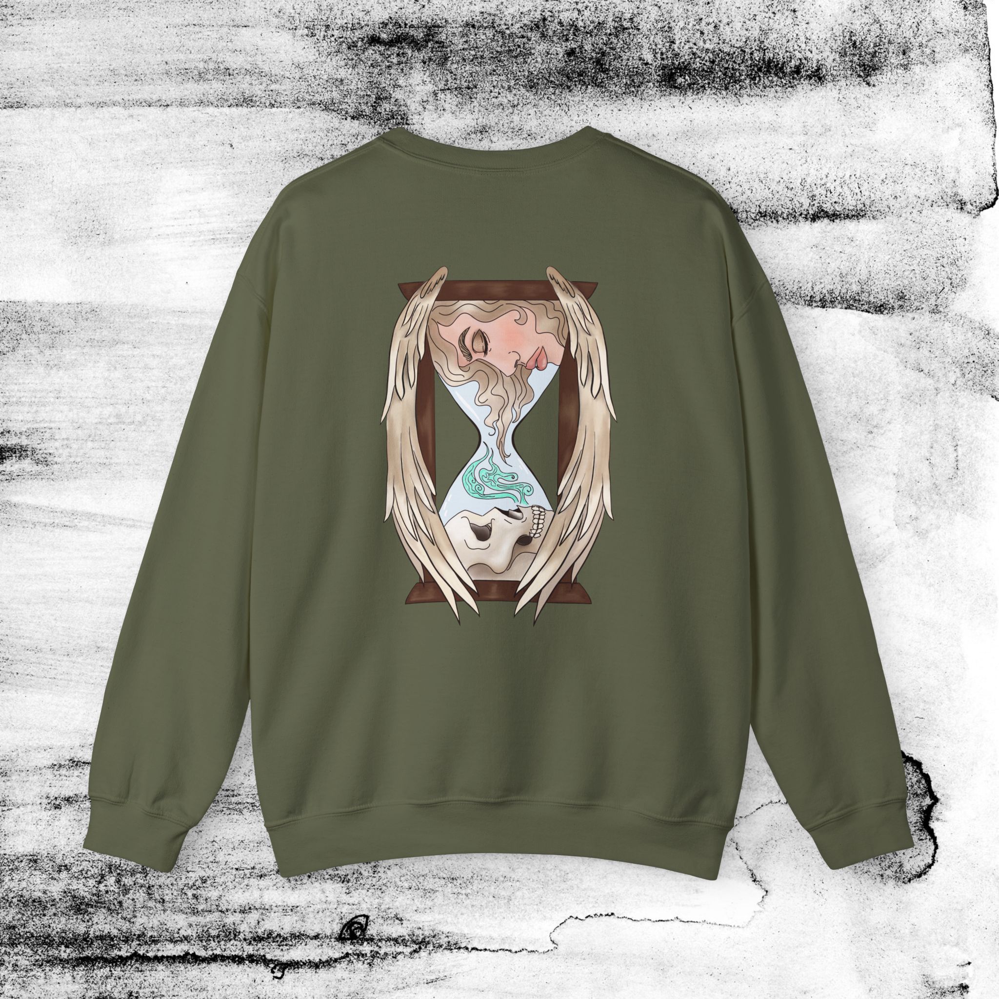 5047758367845985974_2048_custom.jpeg Hourglass of Life and Death , Crewneck Jumper,Fall season - Image 7