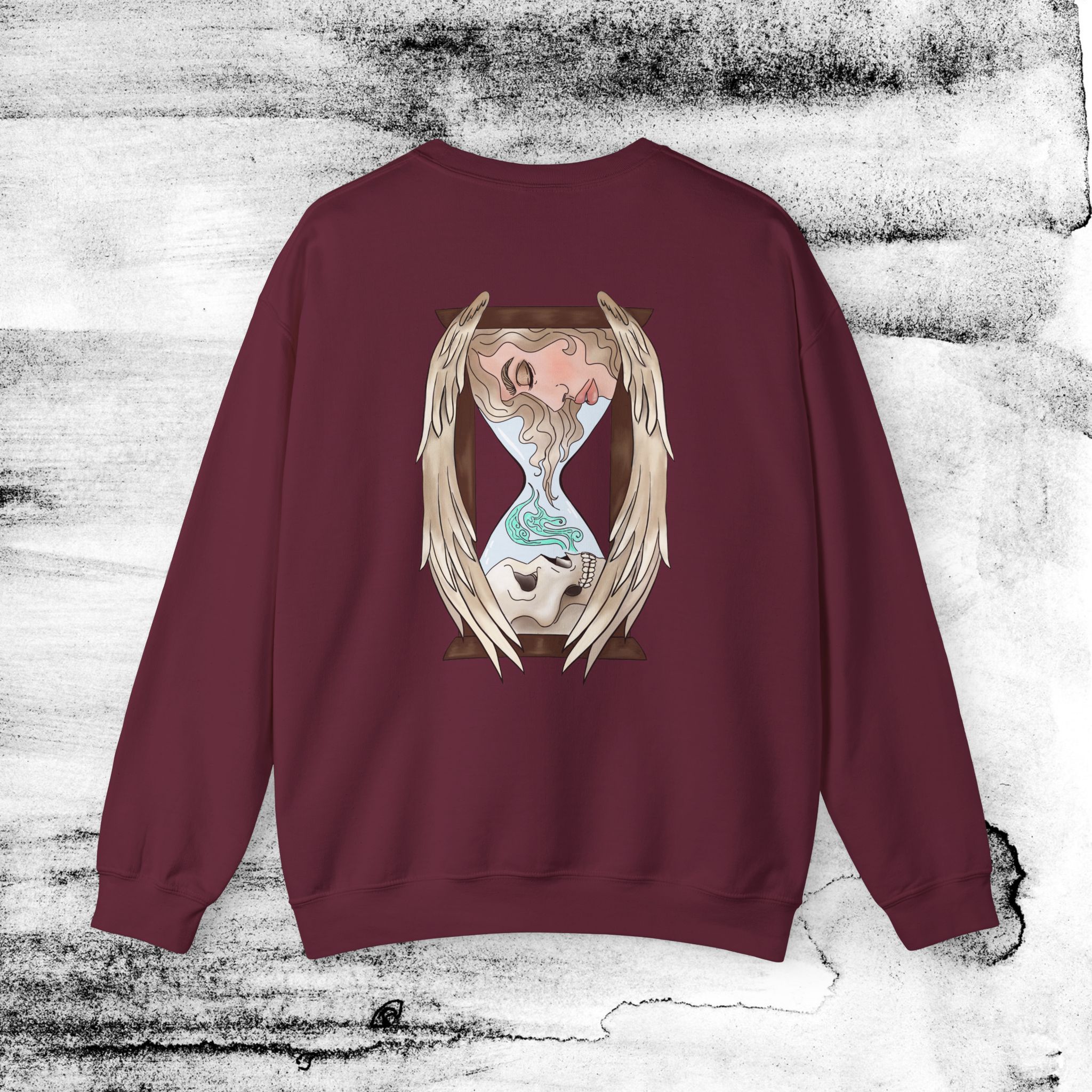 587549741831462398_2048_custom.jpeg Hourglass of Life and Death , Crewneck Jumper,Fall season - Image 5