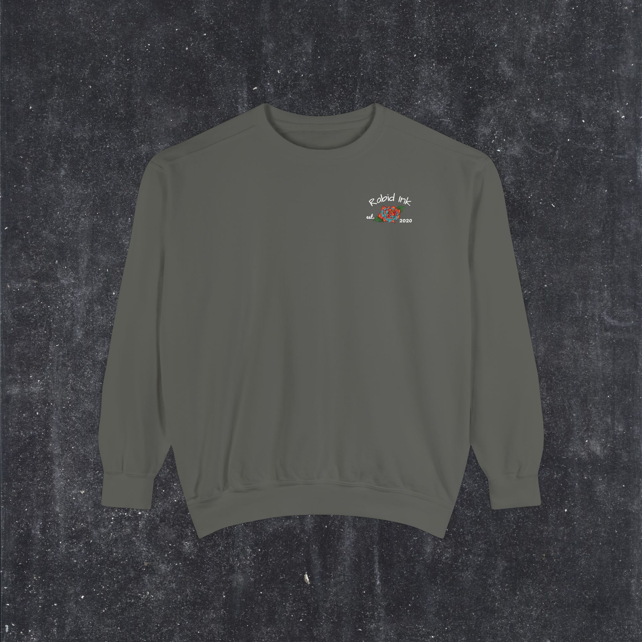 6044354364300395376_2048_custom.jpeg Rabid ink logo sweatshirt - Image 5