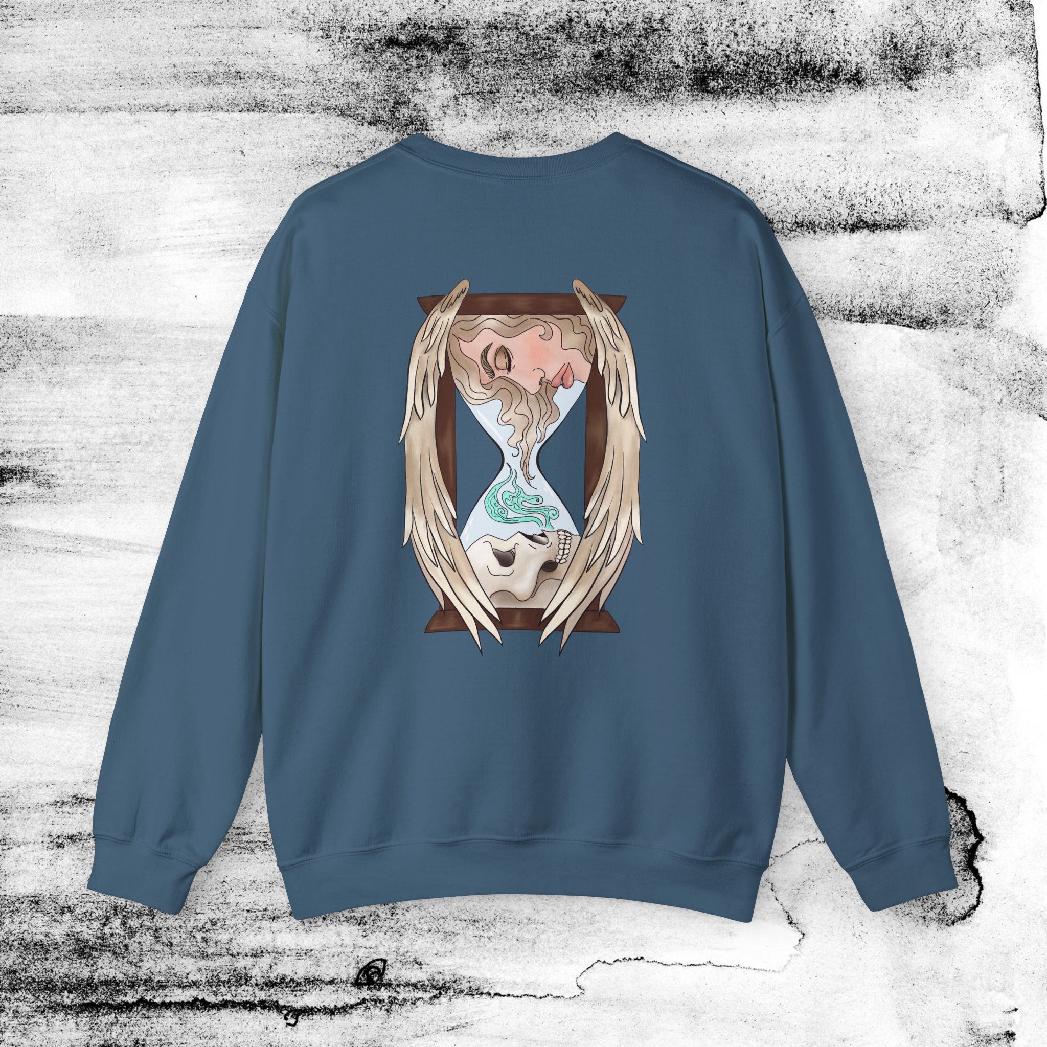 6833934685252501604_2048_custom.jpeg Hourglass of Life and Death , Crewneck Jumper,Fall season